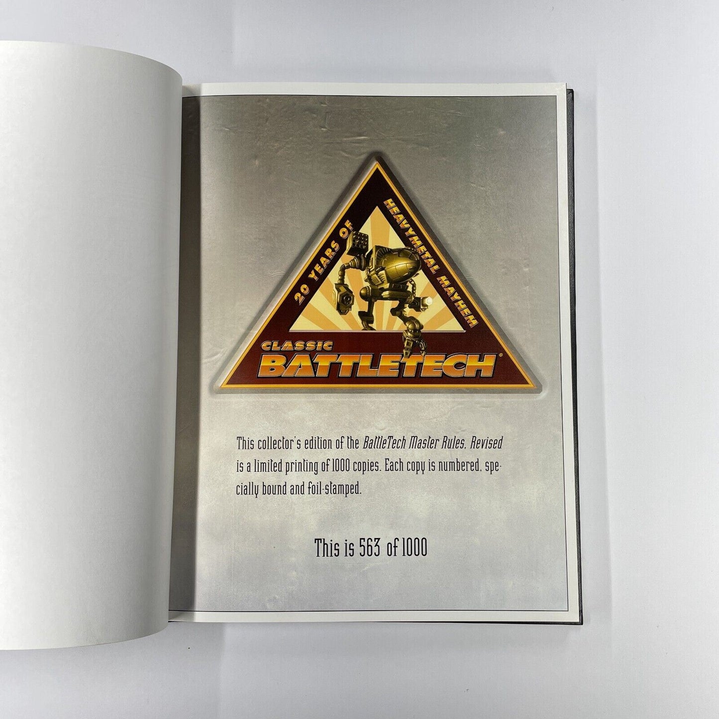 Fanpro - Classic Battletech Master Rules Revised, Limited Collectors Edition