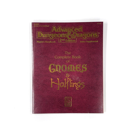 AD&D 2nd Edition - The Complete Book of Gnomes & Halflings Supplement [G]