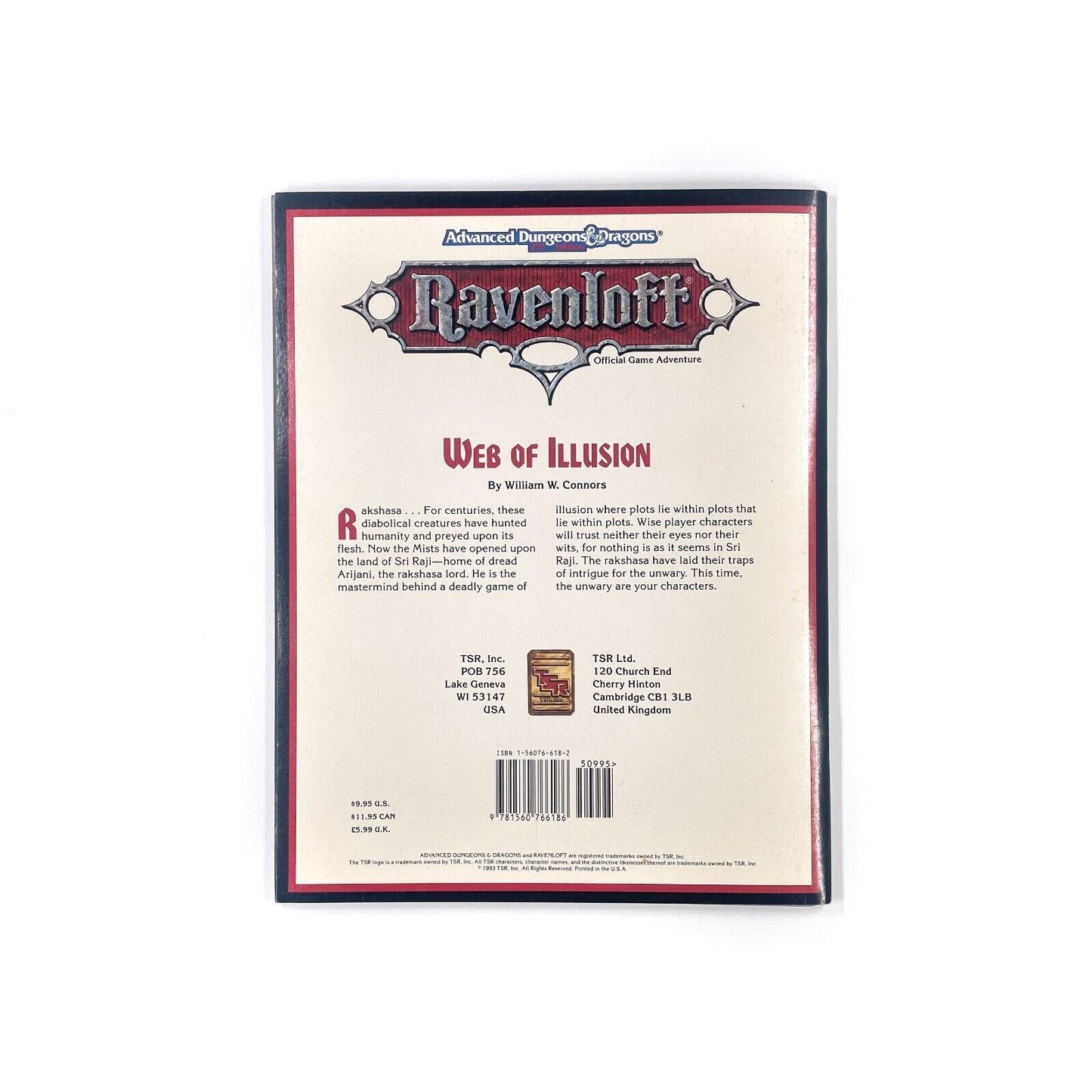 AD&D 2nd Edition - Ravenloft, Web of Illusion [NM]