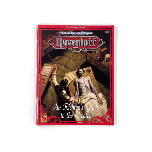 AD&D 2nd Edition - Ravenloft, Van Richten's Guide to the Created [NM]