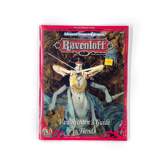 AD&D 2nd Edition - Ravenloft, Van Richten's Guide to Fiends [Sealed]