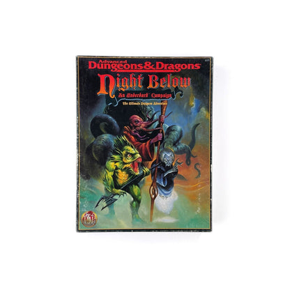 AD&D - Night Below, An Underdark Campaign Boxed Set [VG]