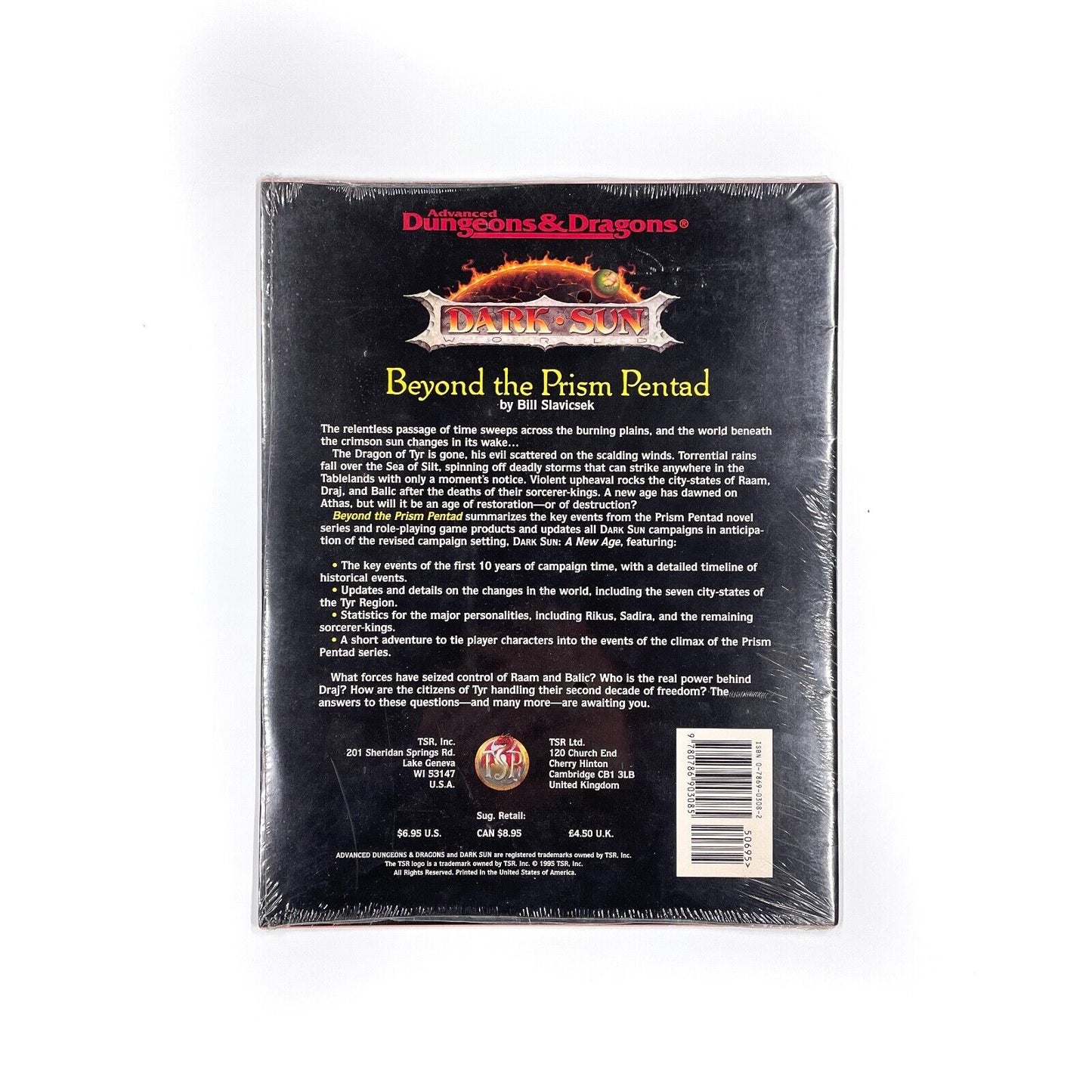 AD&D - Dark Sun, Beyond the Prism Pentad [Sealed]